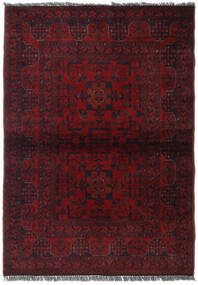 Tappeto Orientale Afghan Khal Mohammadi 104X147 Rosso Scuro (Lana, Afghanistan)