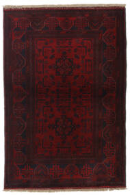 絨毯 オリエンタル アフガン Khal Mohammadi 101X148 ダークレッド (ウール, アフガニスタン)