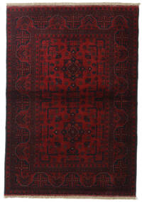  Orientalsk Afghan Khal Mohammadi Teppe 105X151 Mørk Rød Ull, Afghanistan Carpetvista