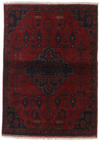 Tappeto Orientale Afghan Khal Mohammadi 105X147 Rosso Scuro (Lana, Afghanistan)