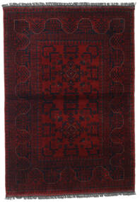 Tappeto Orientale Afghan Khal Mohammadi 106X150 Rosso Scuro (Lana, Afghanistan)