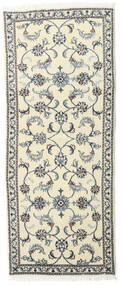  Nain Rug 80X197 Persian Wool Beige/Grey Small Carpetvista