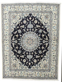 200X245 絨毯 オリエンタル ナイン グレー/ベージュ (ウール, ペルシャ/イラン) Carpetvista