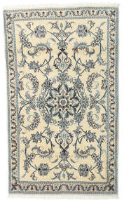 92X151 絨毯 オリエンタル ナイン ベージュ/グレー (ウール, ペルシャ/イラン) Carpetvista
