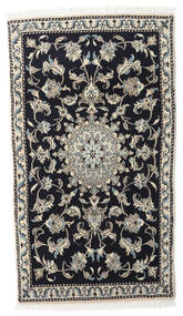 絨毯 ナイン 90X145 ダークグレー/ベージュ (ウール, ペルシャ/イラン)