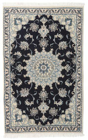  Oriental Nain Rug 93X148 Dark Grey/Grey Wool, Persia/Iran Carpetvista