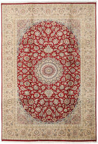 196X287 絨毯 タブリーズ Royal オリエンタル ベージュ/レッド (ウール, パキスタン) Carpetvista