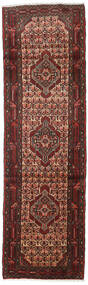  Persischer Hosseinabad Teppich 83X279 Läufer Rot/Braun (Wolle, Persien/Iran)
