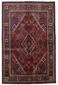  Persischer Meimeh Teppich 134X208 Dunkelrot/Rot Carpetvista
