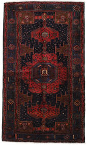  Persialainen Hamadan Matot Matto 134X235 Tummanpunainen/Punainen (Villa, Persia/Iran)