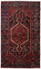  Hamadan Rug 135X234 Persian Wool Dark Red/Red Small Carpetvista