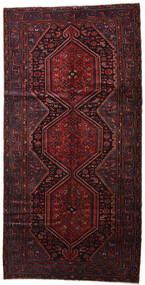  Persisk Hamadan Matta 144X288 Mörkröd/Röd (Ull, Persien/Iran)