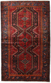148X244 Χαλι Hamadan Ανατολής Σκούρο Κόκκινο/Κόκκινα (Μαλλί, Περσικά/Ιρανικά) Carpetvista