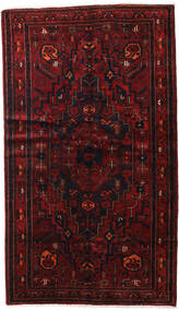Tapete Hamadã 143X248 Vermelho Escuro/Vermelho (Lã, Pérsia/Irão)