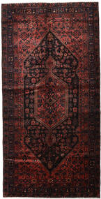  Persian Hamadan Rug 155X310 Runner
 Dark Red/Red (Wool, Persia/Iran)