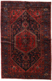  Persialainen Hamadan Matot Matto 156X248 Tummanpunainen/Punainen (Villa, Persia/Iran)