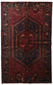 150X235 Alfombra Oriental Hamadan Rojo Oscuro/Marrón (Lana, Persia/Irán) Carpetvista