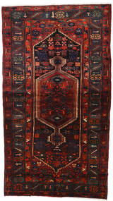  Persian Hamadan Rug 142X252 Dark Red/Red (Wool, Persia/Iran)