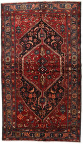  Persischer Hamadan Teppich 150X262 Dunkelrot/Rot (Wolle, Persien/Iran)