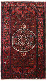  Hamadan Rug 77X135 Persian Wool Dark Red/Red Small Carpetvista