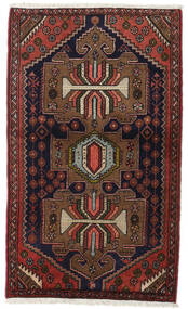  86X128 Hamadan Matot Matto Tummanpunainen/Ruskea Persia/Iran Carpetvista