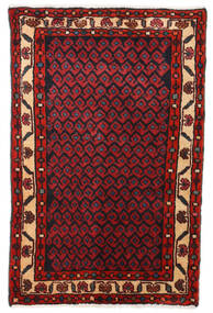 70X110 Tapis Hamadan D'orient Rouge Foncé/Rouge (Laine, Perse/Iran) Carpetvista