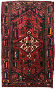 125X205 Tappeto Hamadan Orientale Rosso Scuro/Rosso (Lana, Persia/Iran) Carpetvista