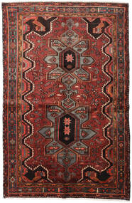 140X217 絨毯 オリエンタル ハマダン レッド/茶色 (ウール, ペルシャ/イラン) Carpetvista