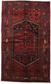 132X219 Hamadan Teppe Orientalsk Mørk Rød/Rød (Ull, Persia/Iran) Carpetvista