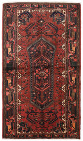 Hamadan Matta 128X223 Röd/Brun Ull, Persien/Iran Carpetvista