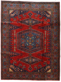 絨毯 ペルシャ ウィス 228X307 レッド/ダークピンク (ウール, ペルシャ/イラン)