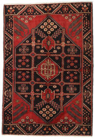  Hamadan Rug 162X228 Persian Wool Brown/Red Carpetvista
