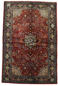 154X231 Alfombra Oriental Sarough Marrón/Rojo (Lana, Persia/Irán) Carpetvista