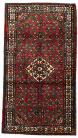  Persialainen Hosseinabad Matot 130X231 Ruskea/Punainen Carpetvista