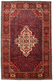 215X330 絨毯 ホセイナバード オリエンタル ダークレッド/レッド (ウール, ペルシャ/イラン) Carpetvista