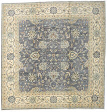  Orientalischer Ziegler Ariana Teppich 244X249 Quadratisch Grau/Gelb Wolle, Afghanistan Carpetvista