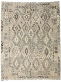  Orientalischer Kelim Afghan Old Stil Teppich 188X243 Orange/Beige Wolle, Afghanistan Carpetvista