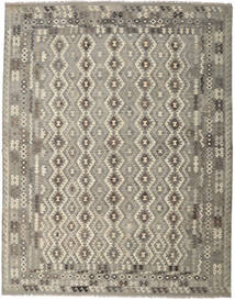 308X397 Kilim Afghan Old Style Rug Oriental Orange/Grey Large (Wool, Afghanistan) Carpetvista