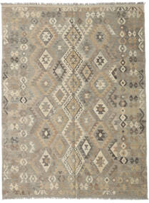  185X246 Kelim Afghan Old Stil Teppich Hellgrau/Beige Afghanistan Carpetvista