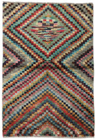  Moroccan Berber - Afganistan 92X135 Wol Vloerkleed Bruin/Grijs Klein Carpetvista