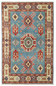  Oriental Kazak Fine Rug 92X144 Red/Blue Wool, Pakistan Carpetvista