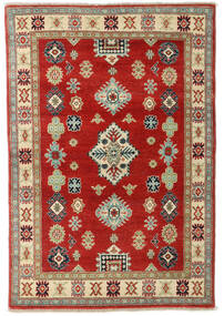  Orientalischer Kazak Fine Teppich 101X147 Rot/Gelb Wolle, Pakistan Carpetvista