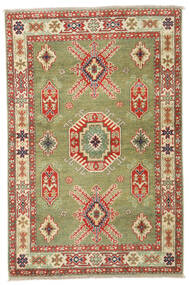 100X150 Tapete Kazak Fine Oriental Verde/Bege (Lã, Paquistão) Carpetvista