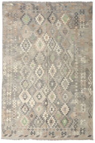  193X292 Kilim Afghan Old Style Rug Wool, Carpetvista