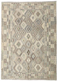  212X297 Kilim Afghan Old Style Rug Wool, Carpetvista
