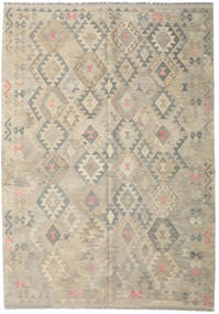  204X295 Kelim Afghan Old Stil Teppich Wolle, Carpetvista