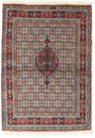 100X142 絨毯 ムード オリエンタル 茶色/レッド (ウール, ペルシャ/イラン) Carpetvista