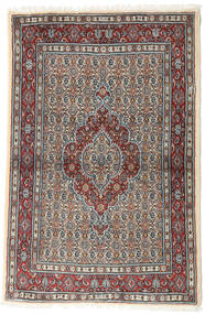 99X148 絨毯 ムード オリエンタル グレー/レッド (ウール, ペルシャ/イラン) Carpetvista
