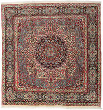  Orientalischer Kerman Teppich 240X247 Quadratisch Rot/Braun Wolle, Persien/Iran Carpetvista