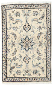  Orientalischer Nain Teppich 87X140 Beige/Grau Wolle, Persien/Iran Carpetvista